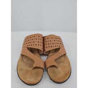 Array‎ Catalina Studded Leather Honey Sandals, Size 10
